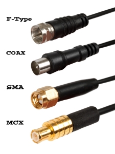 Zorro 128db Gain SMA, SMB, COAX, F-Type, MCX 3.5mm 128db TV And DAB Radio Antenna